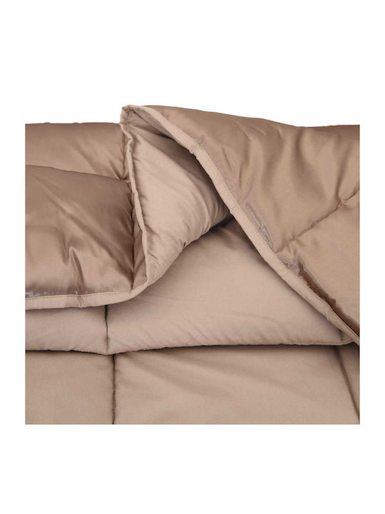 vidaXL Doppelbettdecke 200x140cm Gold