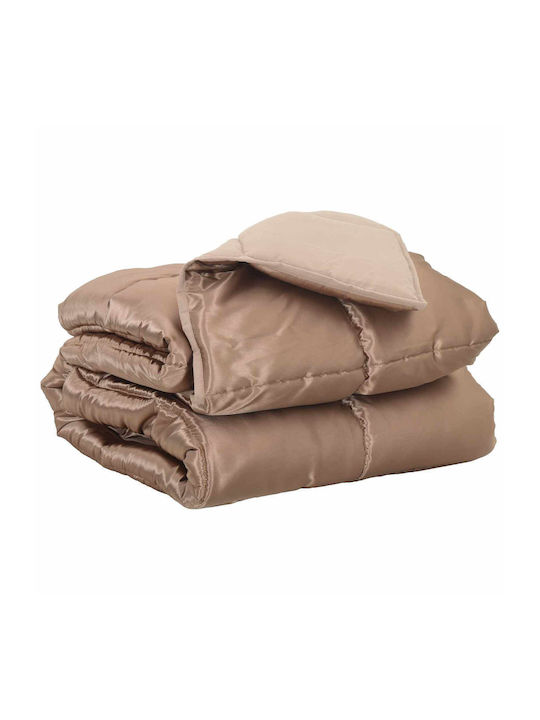 vidaXL Super King Blanket 220x200cm Gold