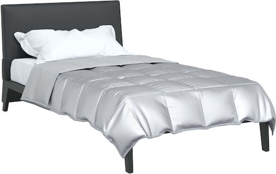 vidaXL Одеяло Двойно 200x140см. Silver