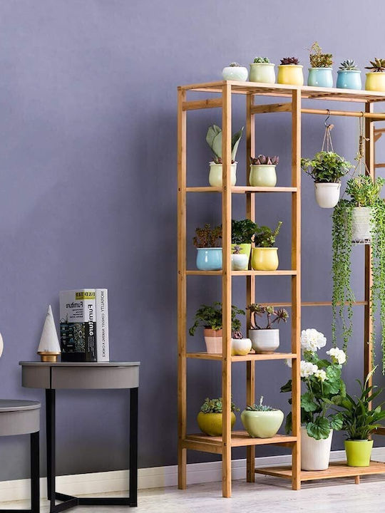 Next Nextdeco Κρεμάστρα Δαπέδου από Bamboo Μπεζ 145cm