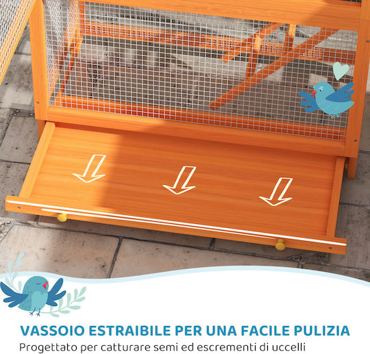 Pawhut Rodent Cage 92x52x
