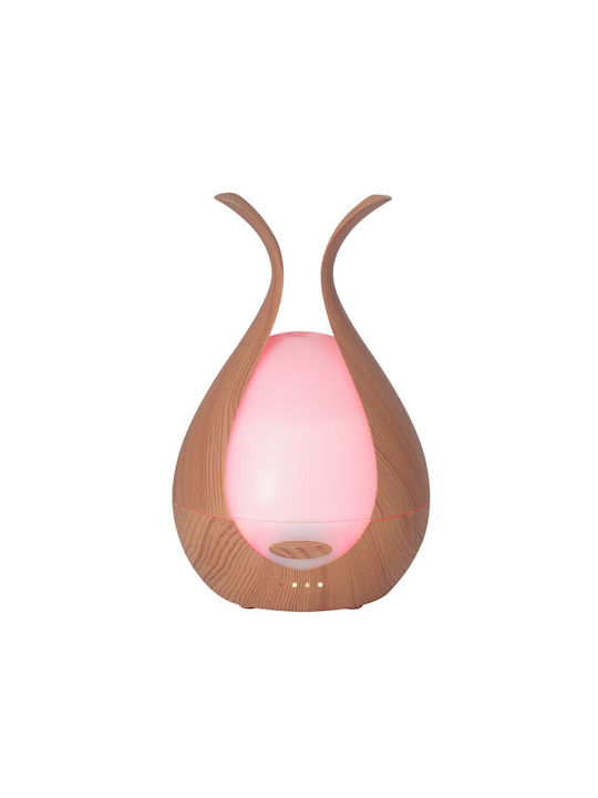 Sixu Lumini LED Dispozitiv de aromaterapie Ultrasonic cu temporizator Maro 200ml