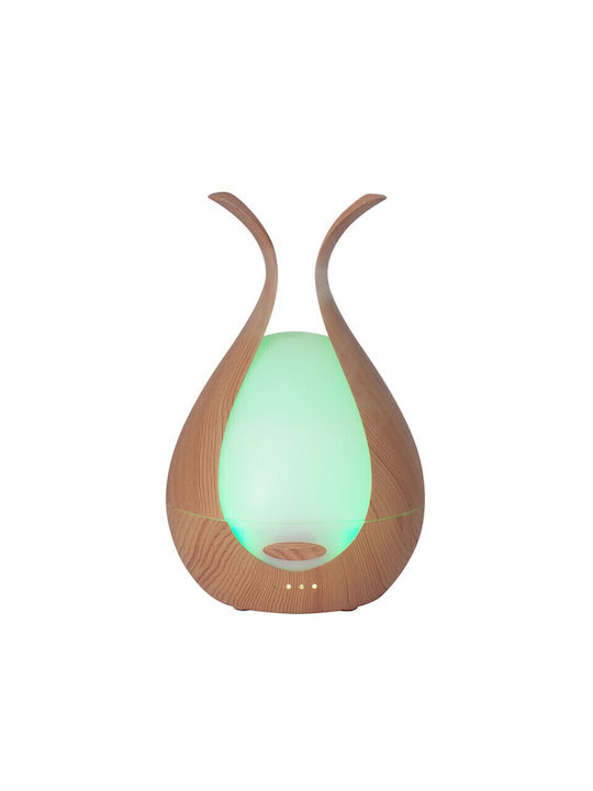 Sixu Lumini LED Dispozitiv de aromaterapie Ultrasonic cu temporizator Maro 200ml