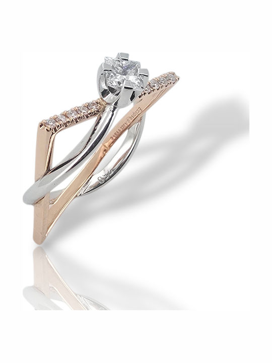 Mentzos Single Stone with Diamond Mentzos Single Stone with Diamond