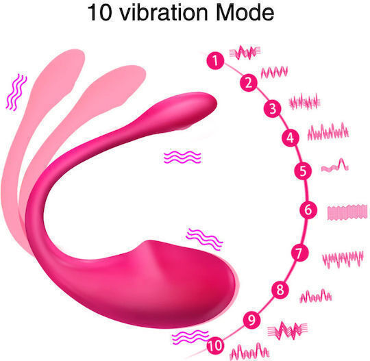 Mokko Toys Δονητής Egg με Απομακρυσμένο Έλεγχο 22cm Pink