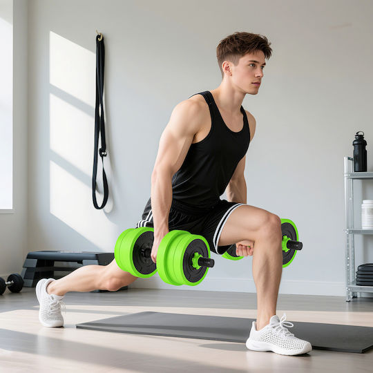 Αλτήρες Σετ με Μπάρα Συνολικού Βάρους 20kg