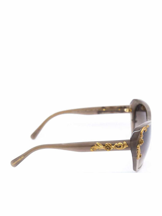 Dolce & Gabbana Unisex Sunglasses With Beige Frame And Brown Lens DG4167 267913