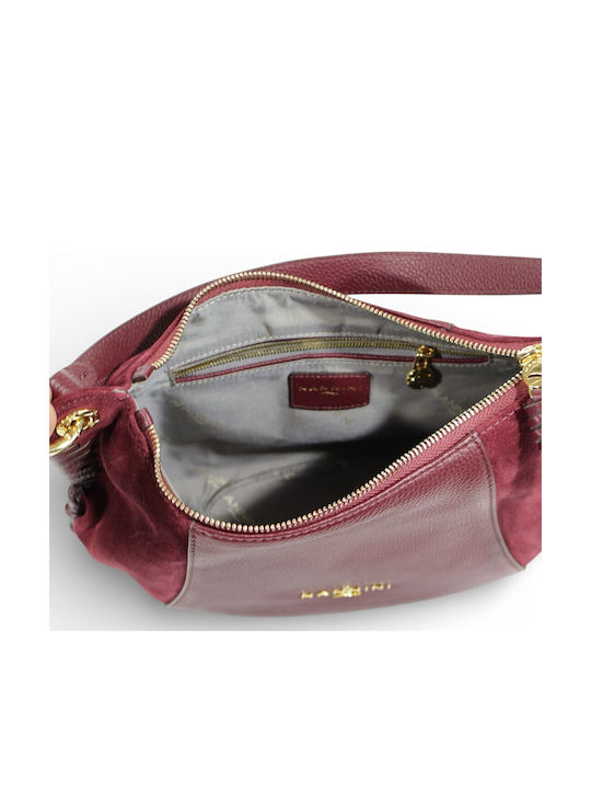 Leather Women's Bag Shoulder Burgundy