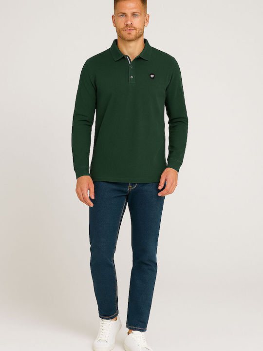 Long Sleeve Blouse Petrol Blue