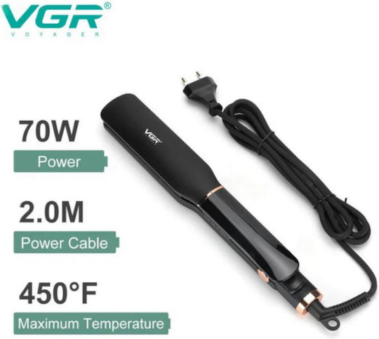 VGR Haarglätter Schwarz V-519c