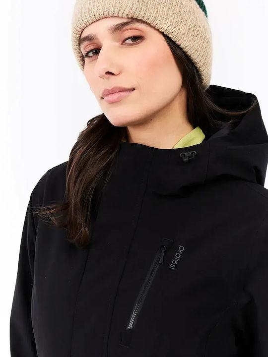 Snowjacket True Women's Lifestyle Jacket for Winter Black