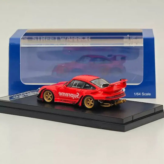 Statische Modelle Auto Porsche RWB 993 Supreme Low Tail Rot Maßstab 1:64