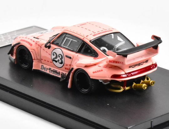 Моделна Фигура Автомобил Porsche Rwb Pinkpig Low Tail Розова 1:64 Street Weapon