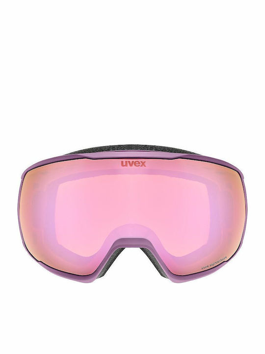 Uvex Μάσκα Σκι & Snowboard Ενηλίκων Ροζ με Φακό Καθρέπτη σε Ροζ Χρώμα Uvex Μάσκα Σκι & Snowboard Ενηλίκων Ροζ με Φακό Καθρέπτη σε Ροζ Χρώμα