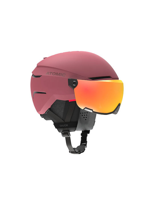 Atomic Savor Visor Stereo Ανδρικό Κράνος για Σκι & Snowboard σε Χρώμα