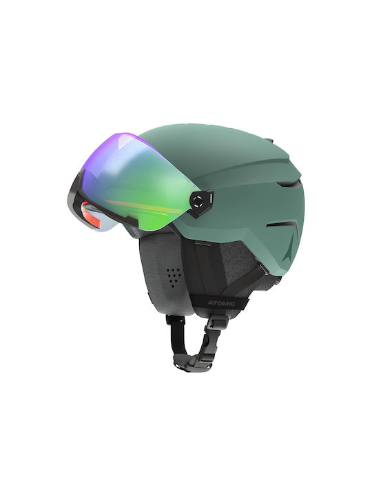Atomic Savor Visor Stereo Men's Helmet for Ski & Snowboard Turquoise