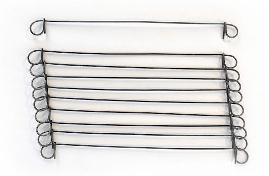 Home & Camp Metallische Kabelbinder x1mm in Schwarze Farbe (100 Stück)