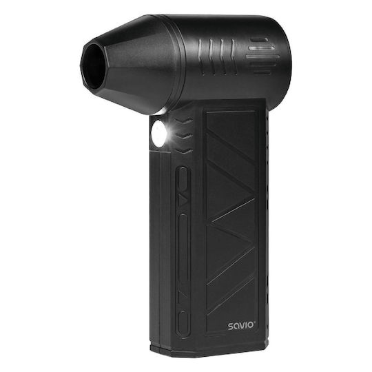 Savio Md-01 Mini Cordless Blower – Cordless Battery Blower 100,000 Rpm Usb-c Led Flashlight
