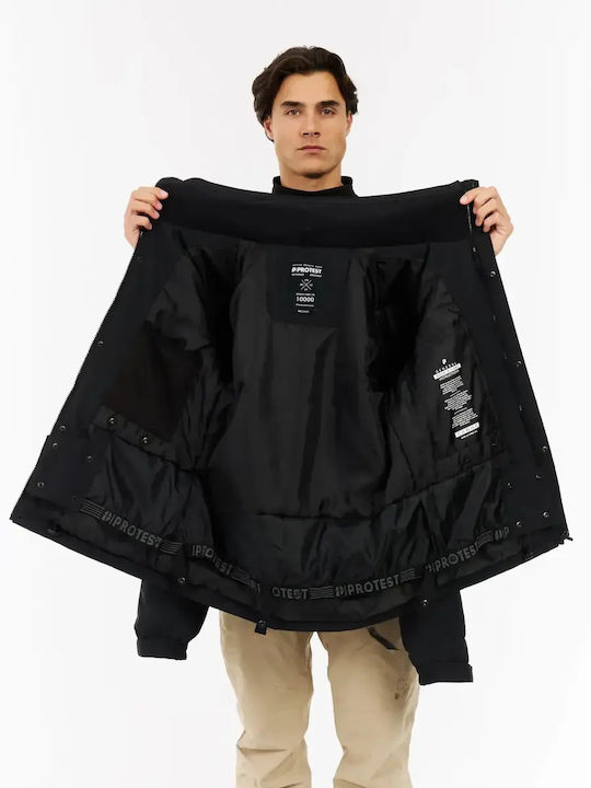 Protest Snowjacket 65752008-290 Ανδρικό Μπουφάν για Σκι & Snowboard Μαύρο