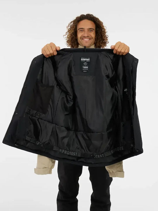 Protest Snowjacket 65752008-567 Ανδρικό Μπουφάν για Σκι & Snowboard Μπεζ