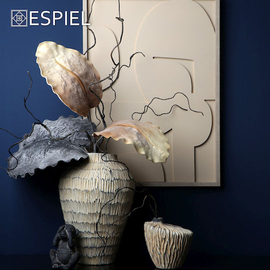 Espiel Decorative Vase Beige 15.2x15.2x15.3cm