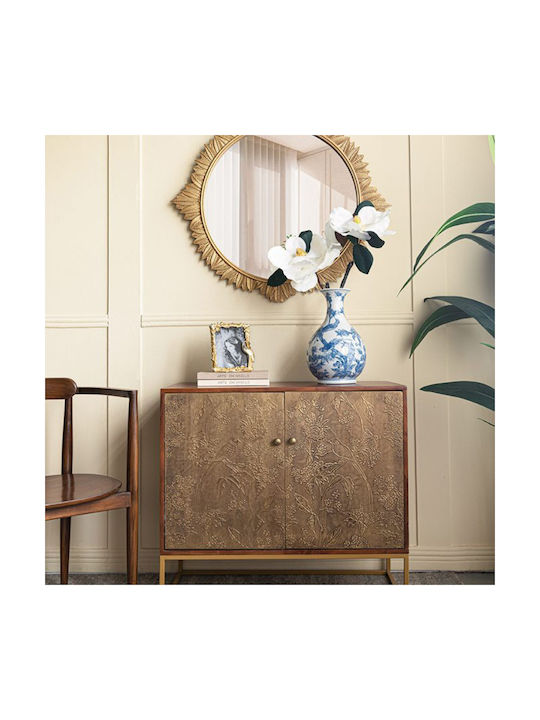 Artekko Decorative Vase Melania White 22x22x36cm
