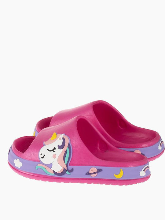 Kids' Slides Fuchsia