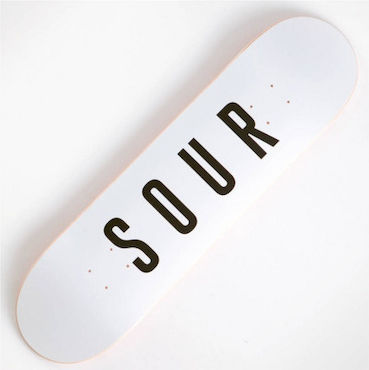 Sour Solution Sour Placa Placă scurtă Alb