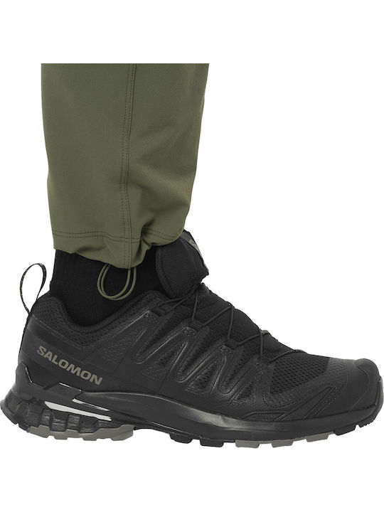 Salomon Wayfarer Warm Ανδρικό Μακρύ Παντελόνι Πεζοπορίας Χακί