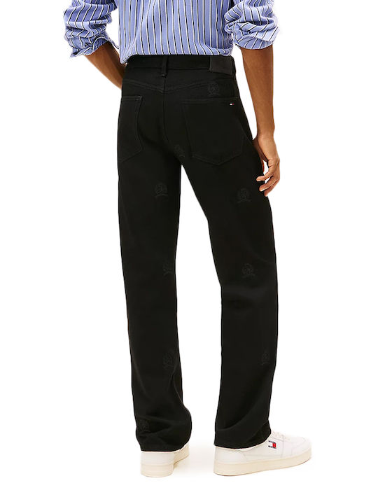 Tommy Hilfiger Otis Ανδρικό Παντελόνι Τζιν Regular Fit Straight Μαυρο