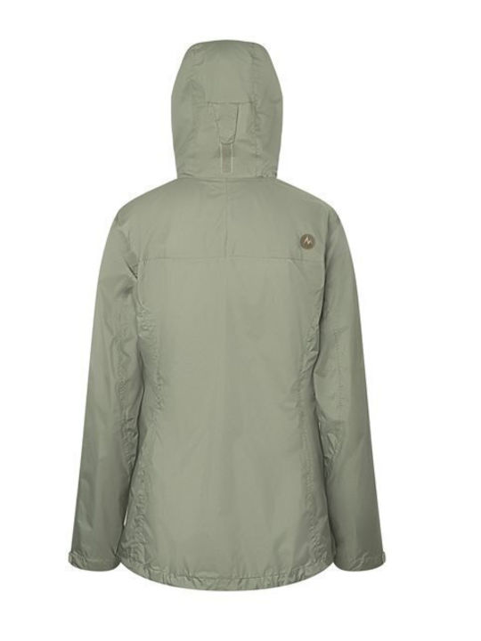 Precip Eco Κοντό Γυναικείο Puffer Μπουφάν Αδιάβροχο για Χειμώνα Πράσινο
