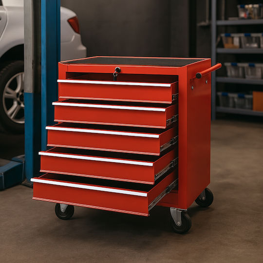 Stakmann Rollbar Metallisch Werkzeugkiste