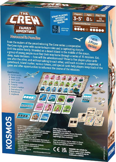 Επιτραπέζιο Παιχνίδι The Crew Family Adventure Marooned In Paradise για 3-5 Παίκτες 8+ Ετών (EN) Kosmos