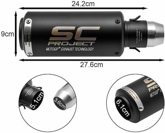 Motorcycle Exhaust End