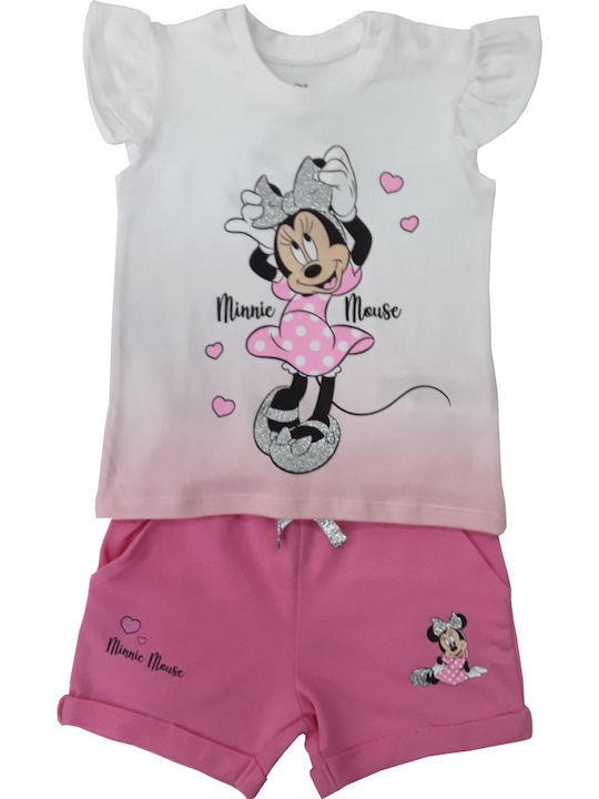 Kids' Set with Shorts Summer 2pcs Mint Minnie