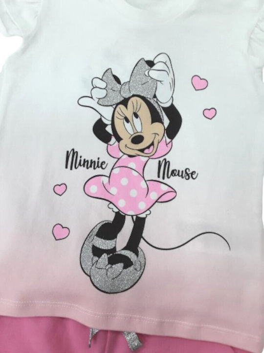 Kids' Set with Shorts Summer 2pcs Mint Minnie