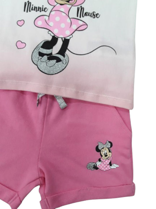 Kids' Set with Shorts Summer 2pcs Mint Minnie