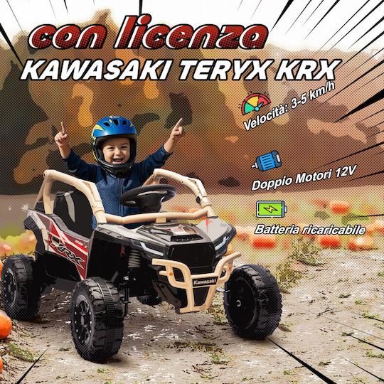 Buggy Μονοθέσιο με Τηλεκοντρόλ Licensed 12 Volt Καφέ για 3+ Ετών