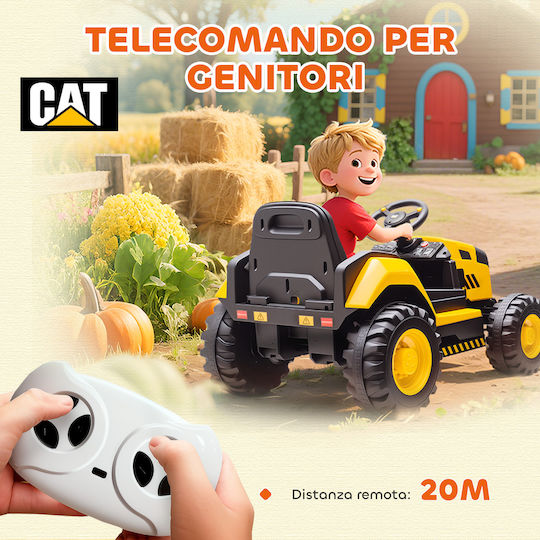 Παιδικό Τρακτέρ Ηλεκτροκίνητο 12 Volt Κίτρινο για 3+ Ετών