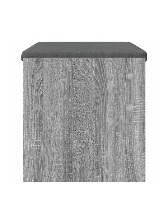 Entry Furniture with Bench Gray Sonoma 60x38x46cm