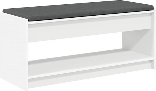 Eingangsmöbel mit Bank White 100x38x46cm