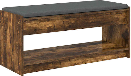 Eingangsmöbel mit Bank Smoked Oak 100x38x46cm