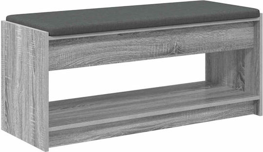 Eingangsmöbel mit Bank Gray Sonoma 100x38x46cm