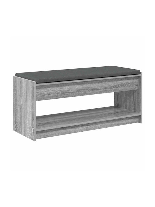 Мебел За Антре с Пейка Сив Sonoma 100x38x46см