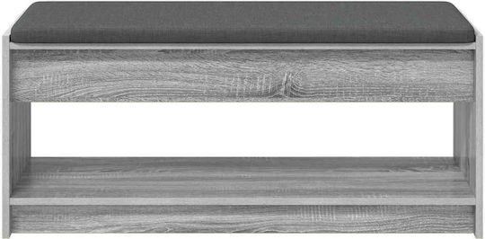 Eingangsmöbel mit Bank Gray Sonoma 100x38x46cm