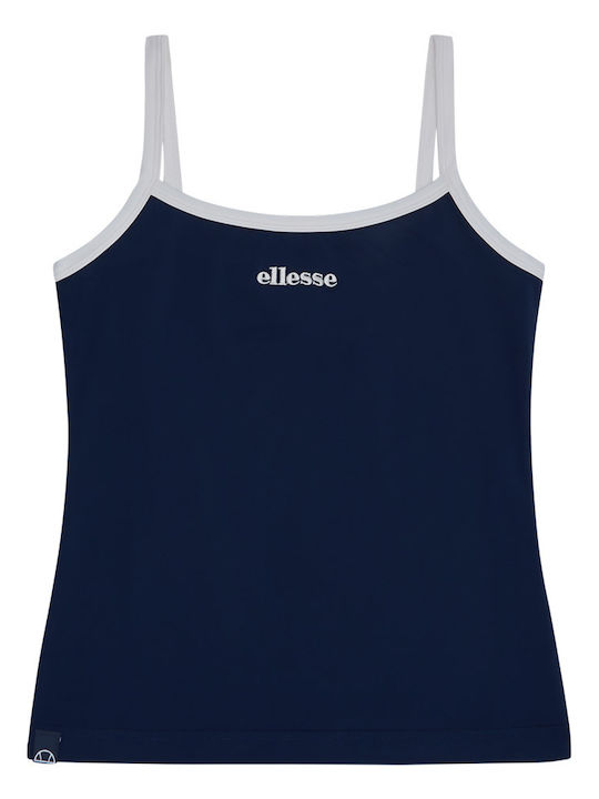 Dolce Women's Athletic Blouse Sleeveless Navy Blue
