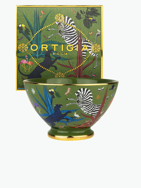 Μπωλ Σερβιρίσματος Ortigia Sicilia Jungle Green Bowl