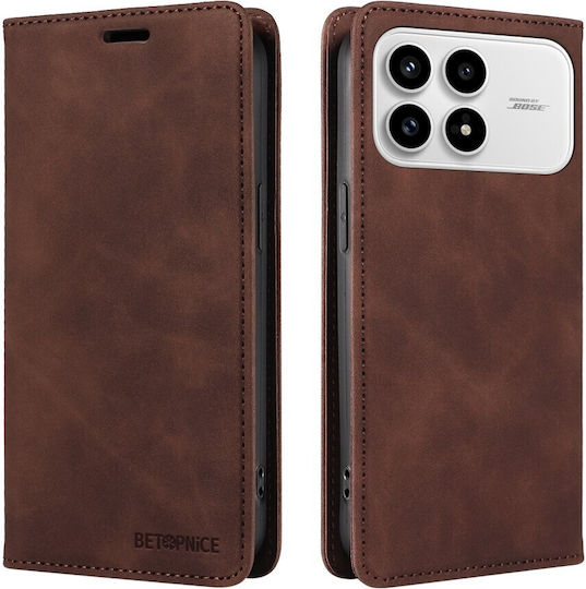 Betopnice 003 Book Brown (Poco F8 Pro)