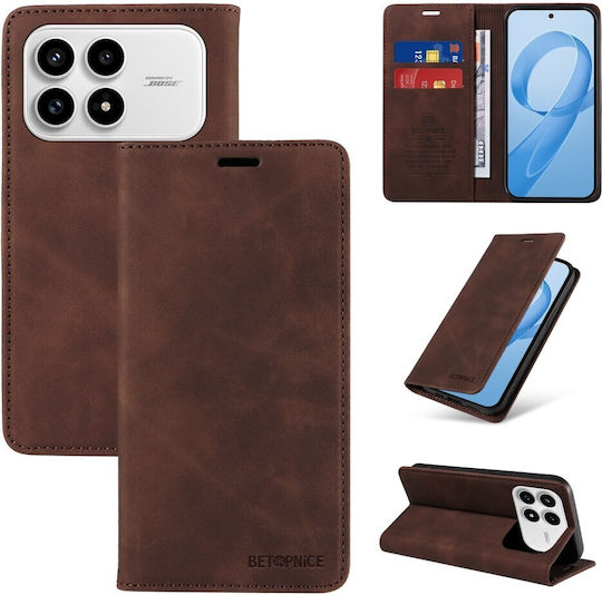 Betopnice 003 Book Brown (Poco F8 Pro)