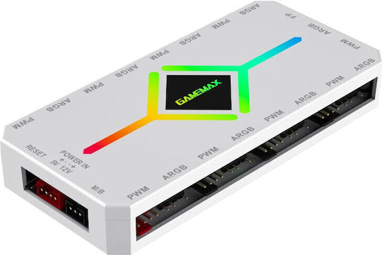 Gamemax Fan Hub V4.0 PWM ARGB Hub + Controller White GM-14050101445